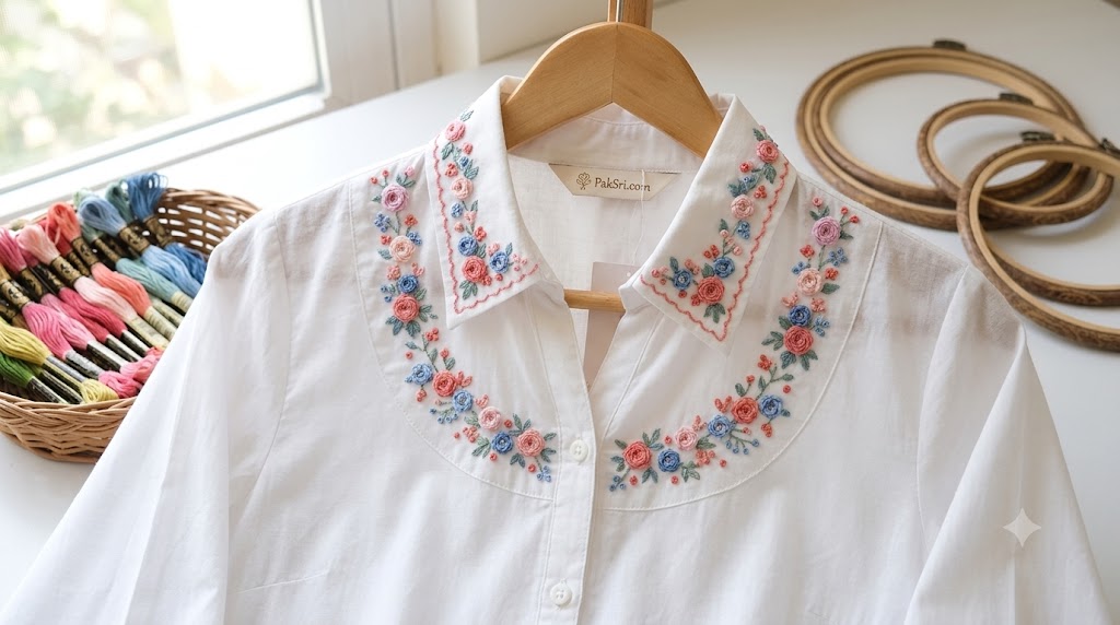 Ivory Botanical Blouse